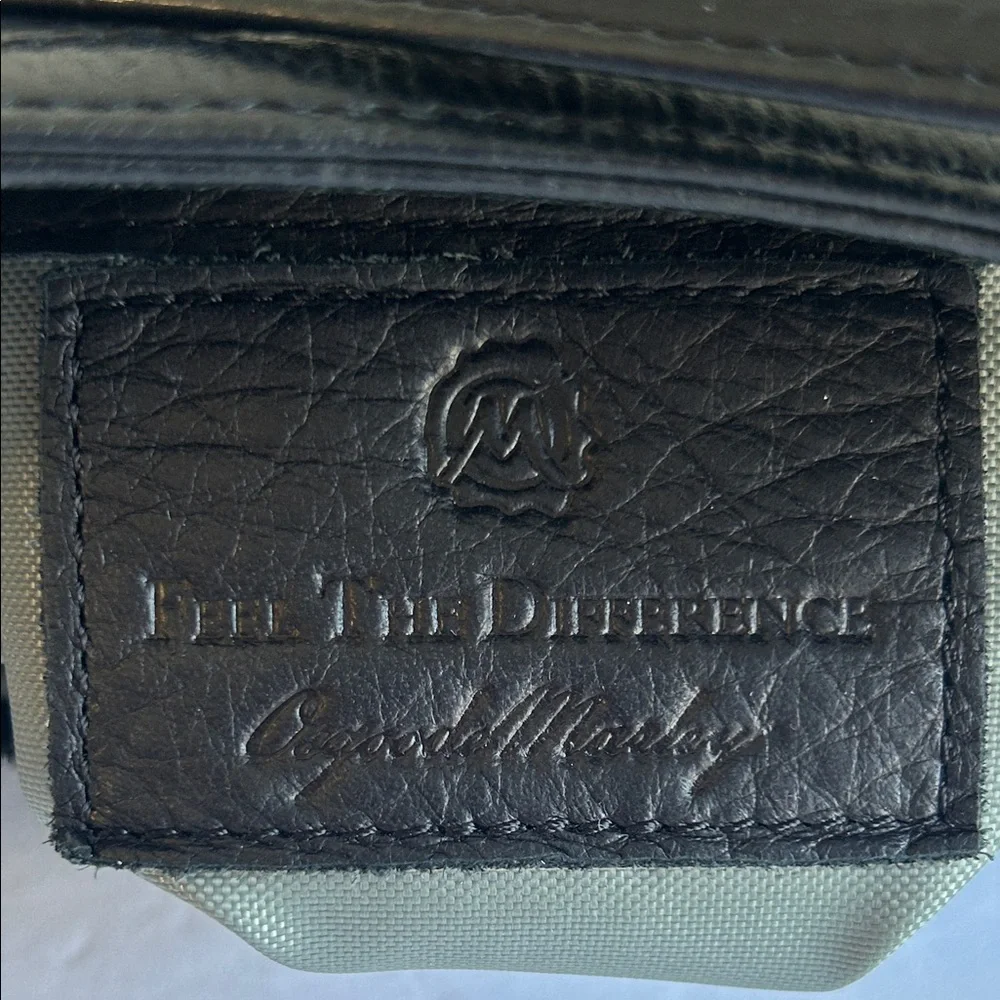 Osgoode Marley RIFD Crossbody Organizer Bag in Black Leather